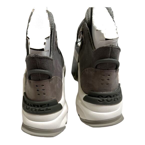 NWT Sorel Kinetic Rnegd Caribou Gray Waterproof Boots Size 7.5 - Picture 4 of 8